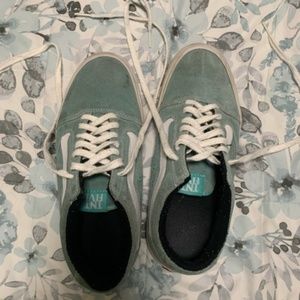 Teal Old School Vans